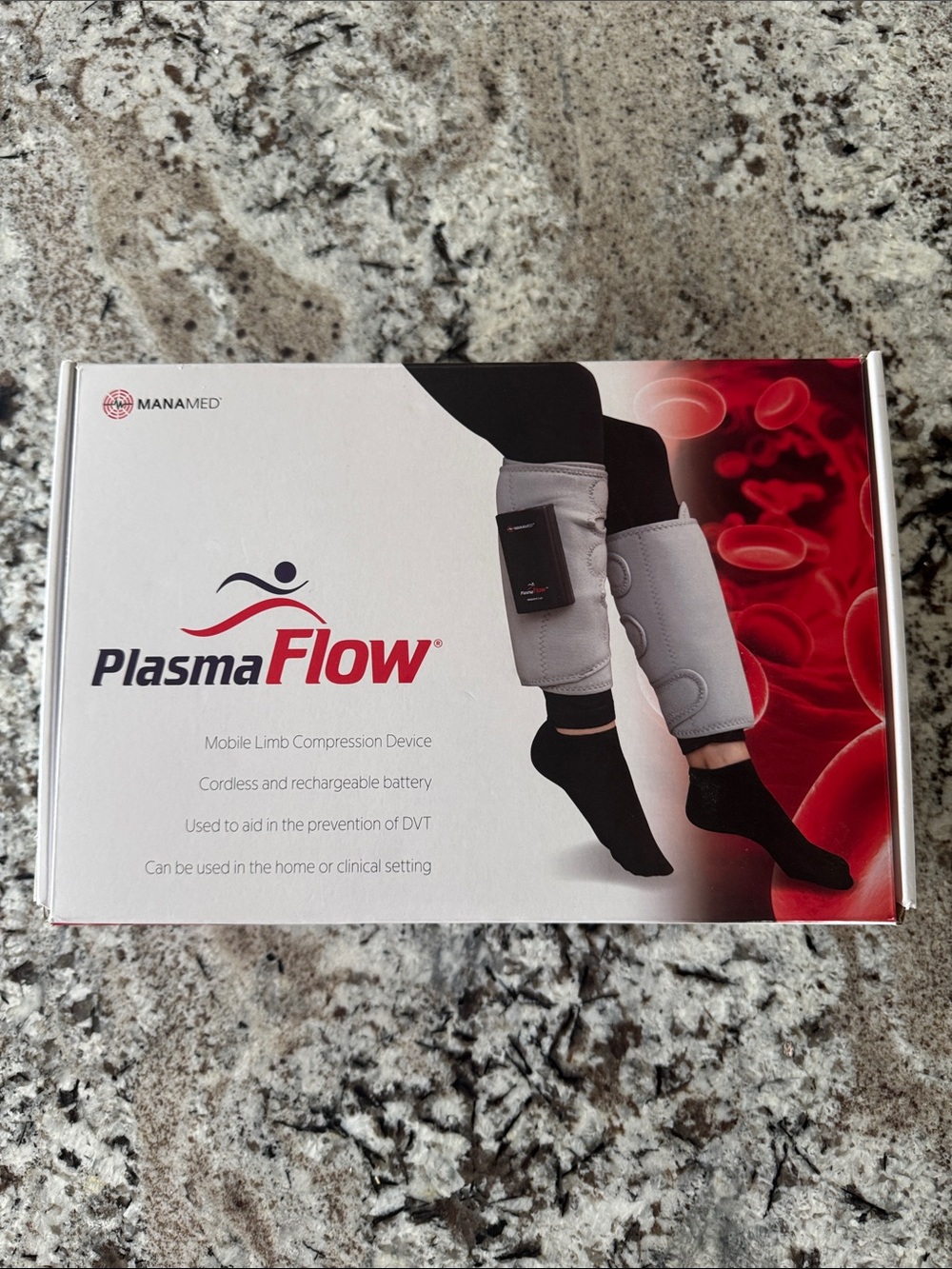 *BRAND NEW * NEVER USED PlasmaFlow Mobile Limb Compression Device